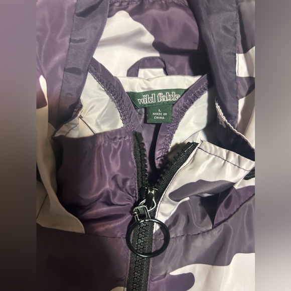 Wild Fable purple camo light weight pullover- size m - Picture 6 of 8